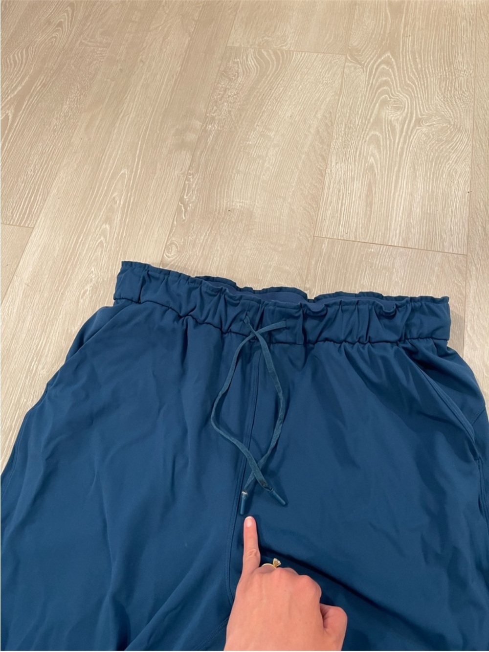 Lululemon Keep Moving Crop *High Rise, 23" Blue Borealis size 12 - Picture 11 of 16